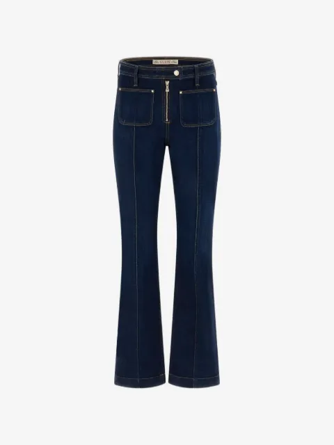 GUESS USA jean droit Nicky à détails zippés