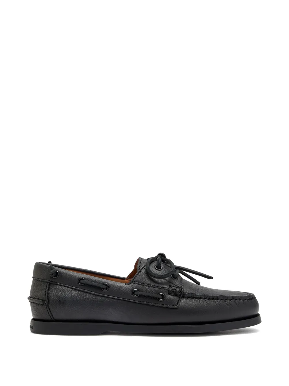 Polo Ralph Lauren leather boat shoes - Nero