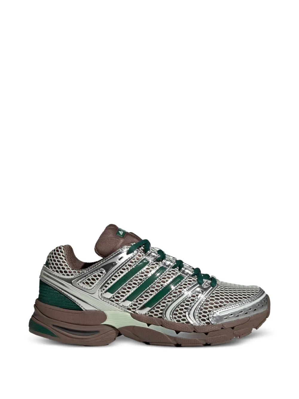 adidas Adistar Control 5 metallic mesh sneakers - Silber