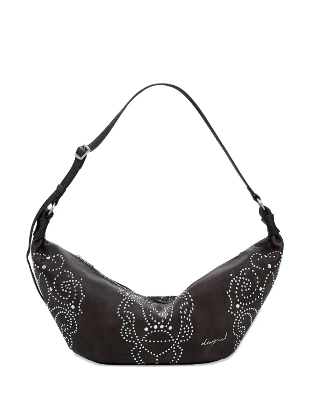 Desigual studded-embellishment floral-design shoulder bag · OS