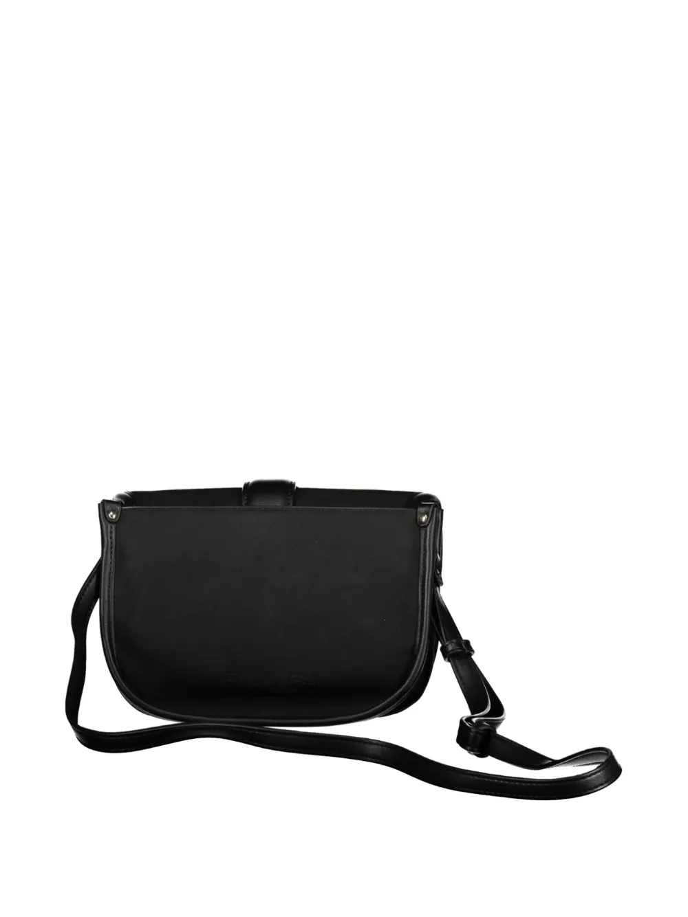 La Martina Crossbodytas met omslag en logoplakkaat Zwart