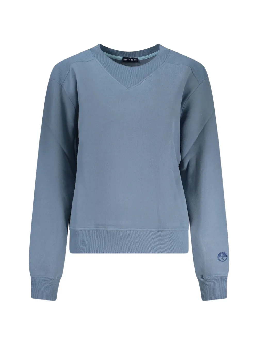 North Sails Maglione con scollo a V e logo - Blu