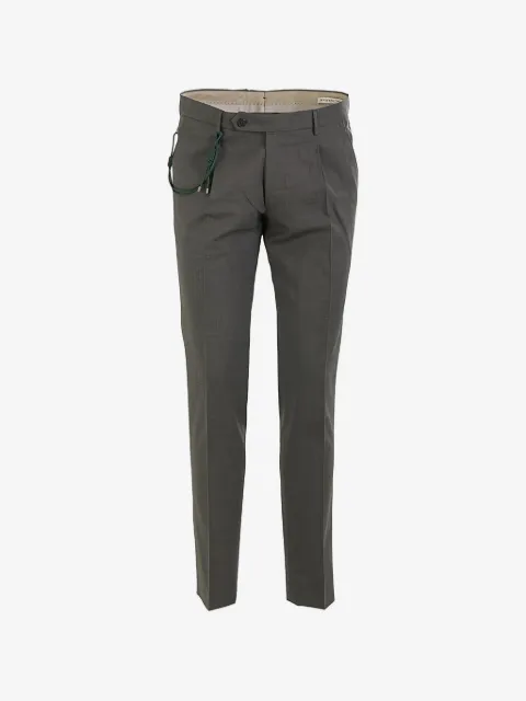 Berwich pleated-detail rope-accessory trousers
