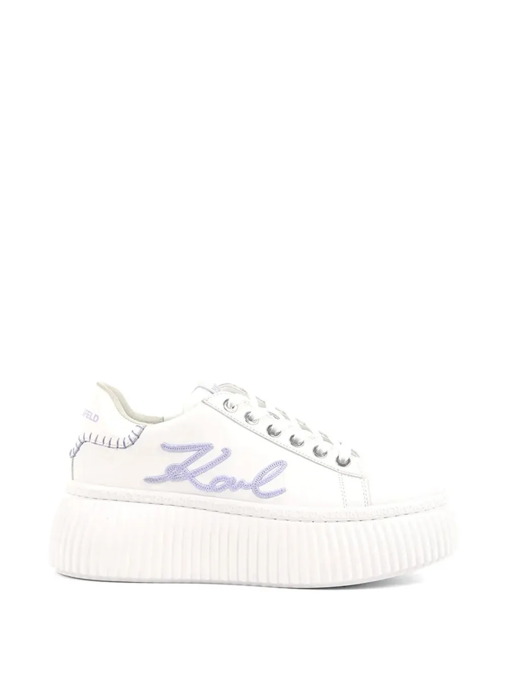 Karl Lagerfeld Kreeper Flatform-Sneakers - Weiß