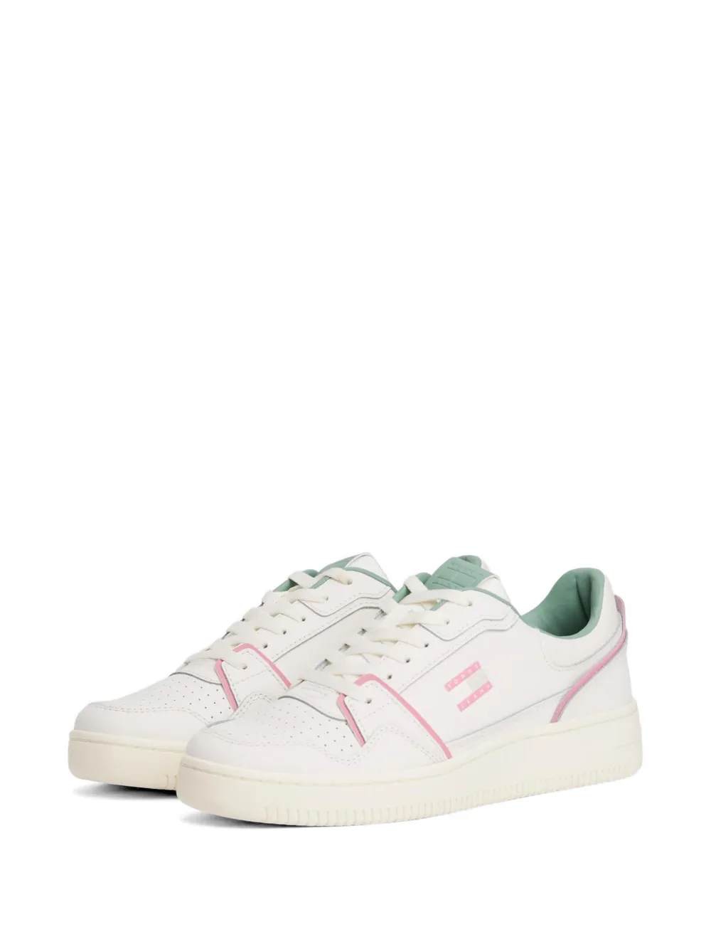 Tommy Hilfiger logo-patch sneakers Wit