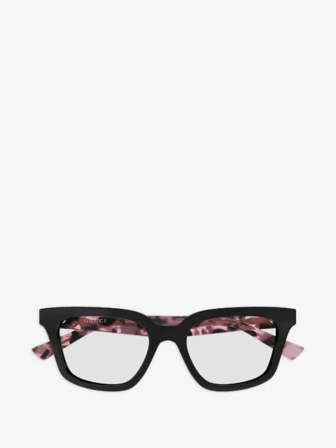 Gucci Eyewear square-frame logo-plaque glasses
