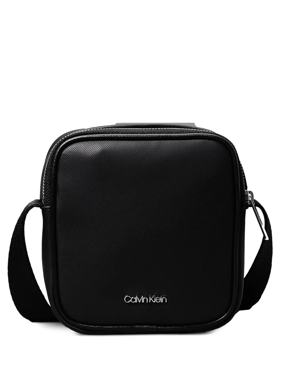 Calvin Klein logo-plaque shoulder bag - Nero