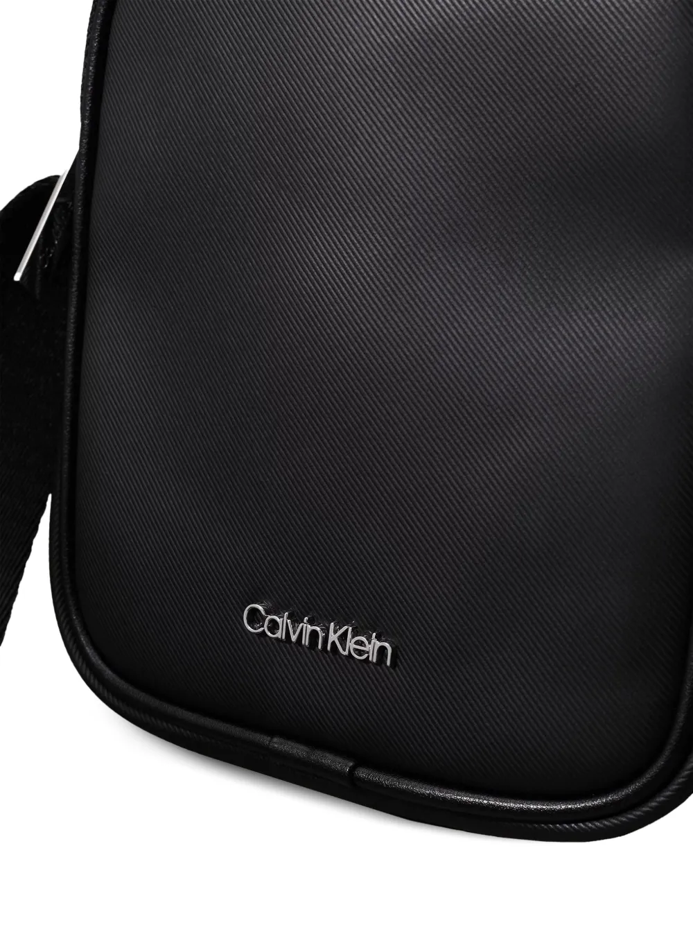 Calvin Klein Schoudertas met logoplakkaat Zwart
