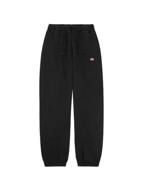 COLE BUXTON flag-patch drawstring cotton track pants