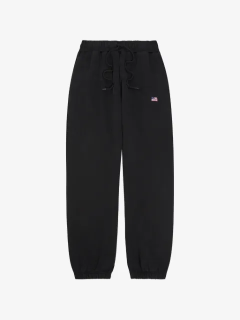 COLE BUXTON pants con parche de bandera y cordones