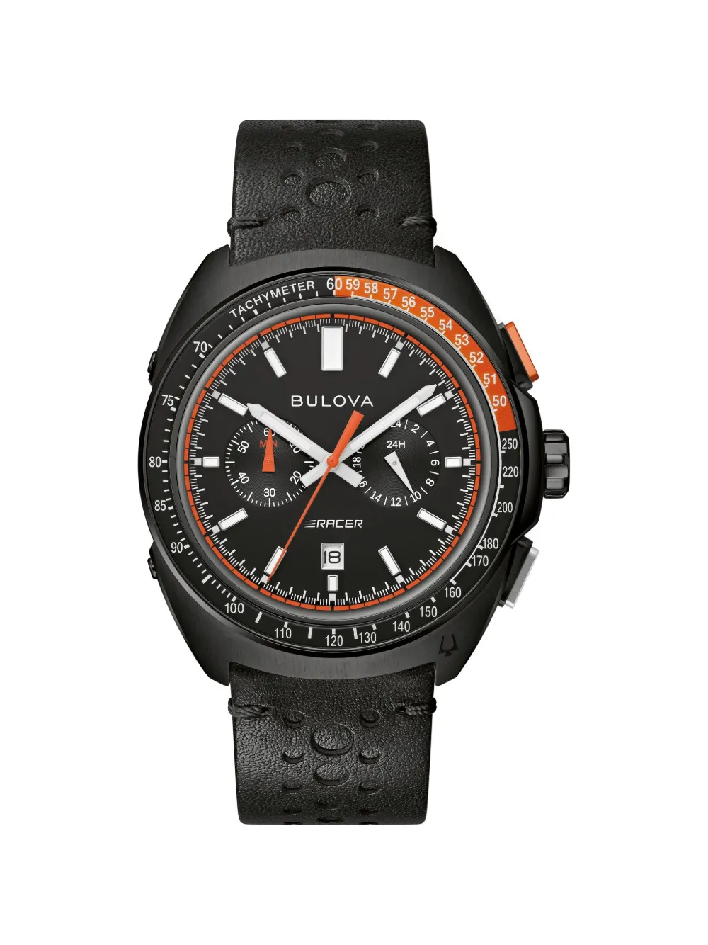 Bulova Racer chronograph 42mm watch - Nero