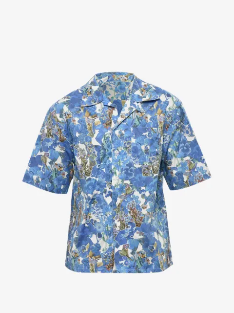 Marni floral-print bowling shirt