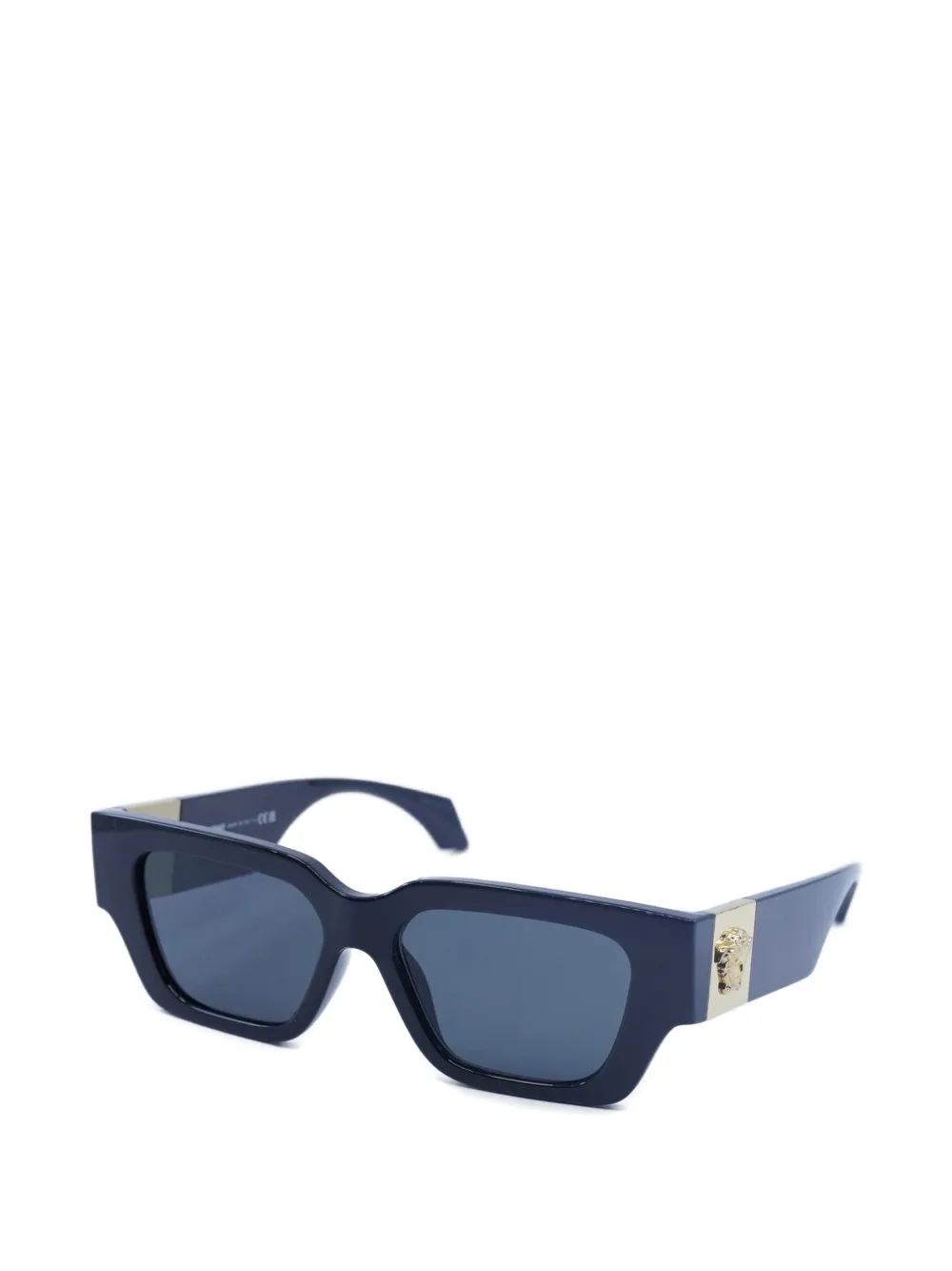 Versace Eyewear Zonnebril met vierkant montuur en Medusa versiering Blauw