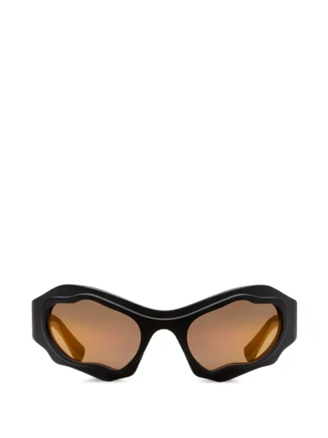 Kuboraum E22 geometric-frame sunglasses