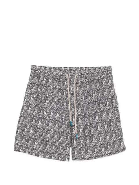 FeFè coral-print drawstring swim shorts