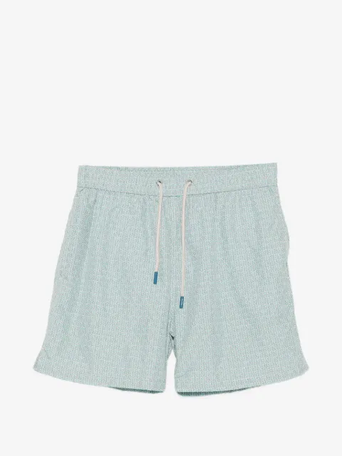 FeFè fish-print drawstring swim shorts