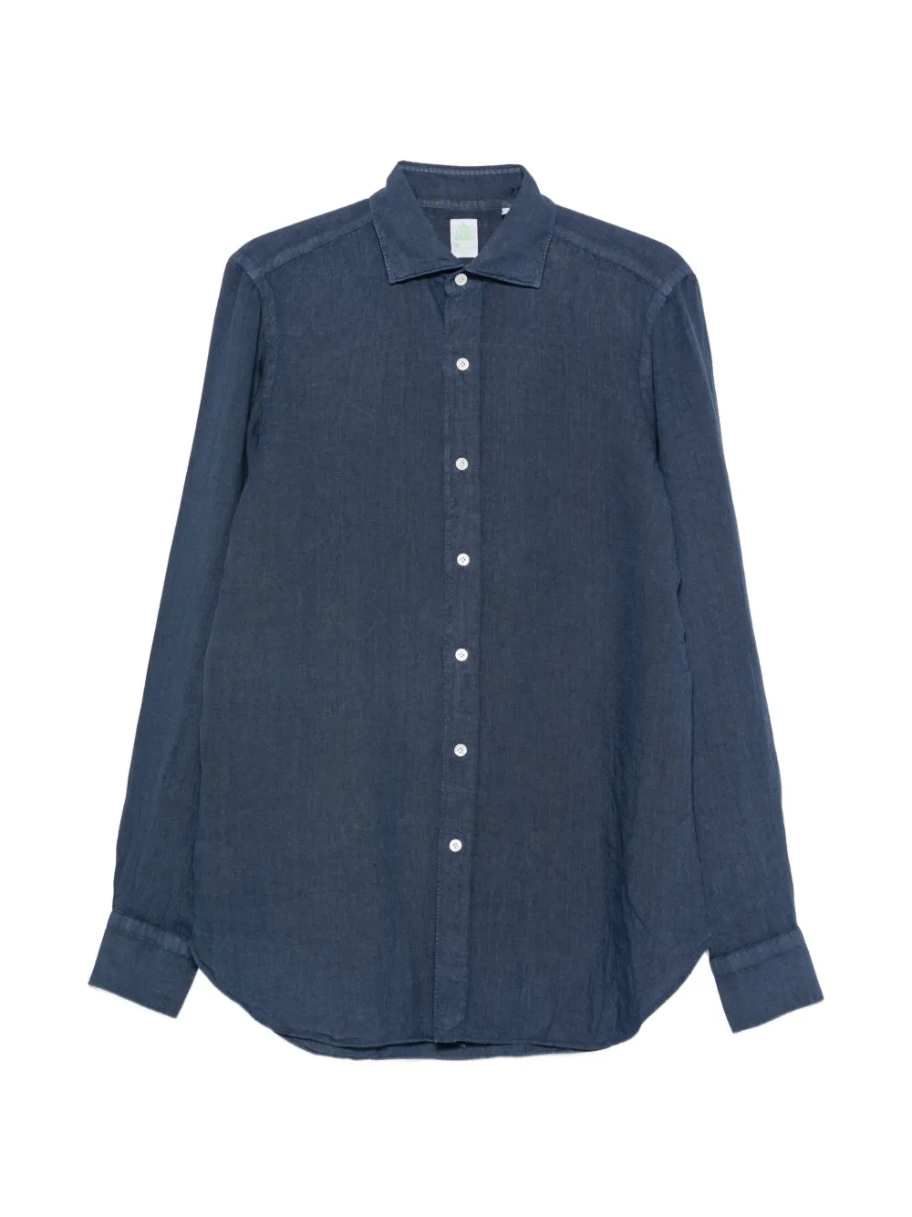 Finamore 1925 Napoli button-up long-sleeve shirt - Blu