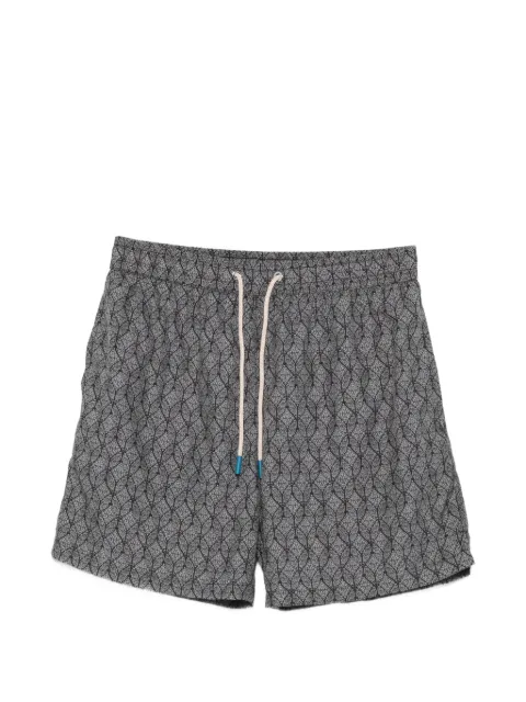 FeFè geometric-print drawstring swim shorts