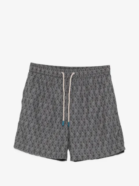 FeFè geometric-print drawstring swim shorts