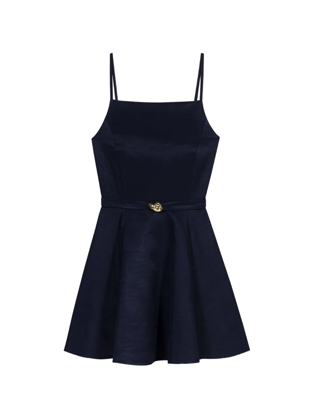 Maje Abito midi con scollo quadrato - Blu