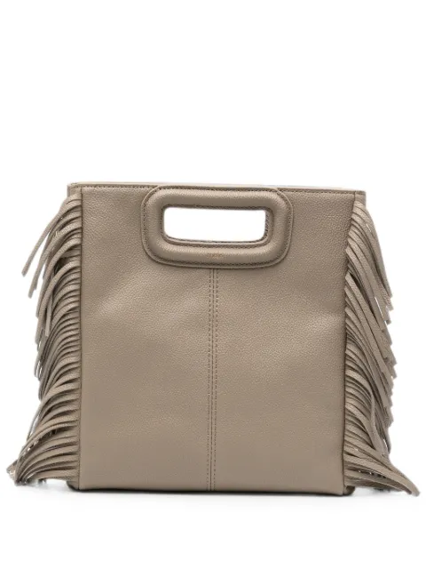 Maje grained leather M bag