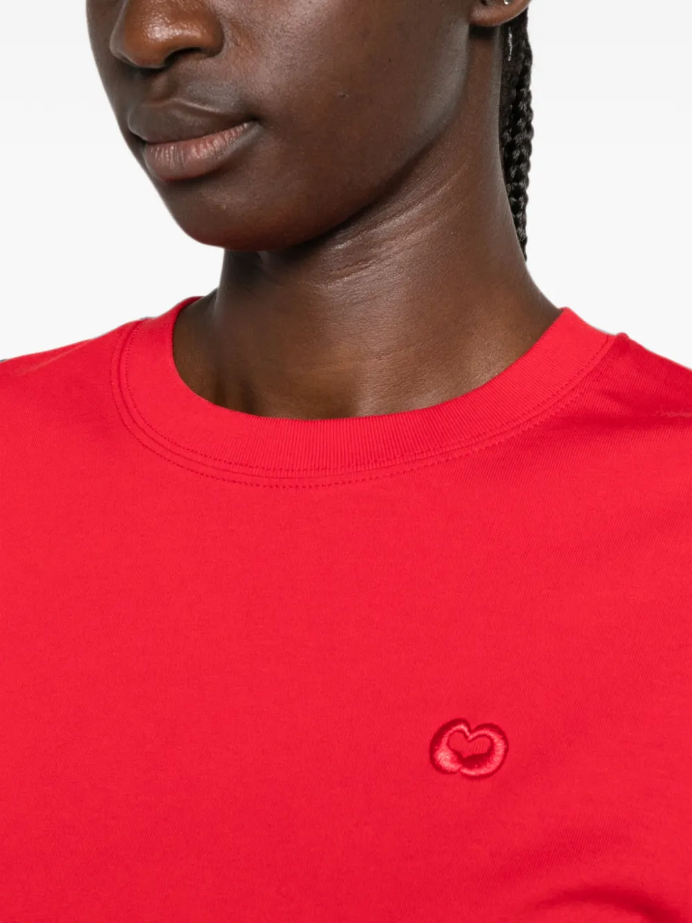Maje Katoenen T-shirt Rood