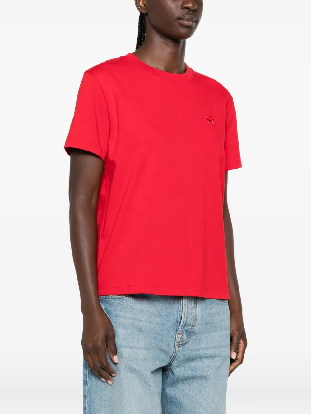 Maje Katoenen T-shirt Rood