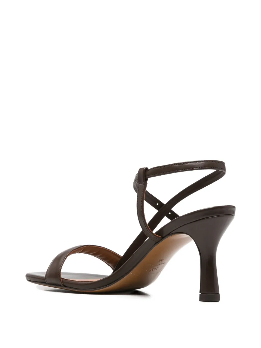 Maje Sandalen met gekruiste bandjes Bruin