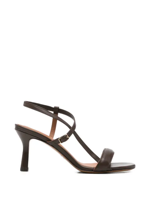 Maje sandales en cuir à brides croisées