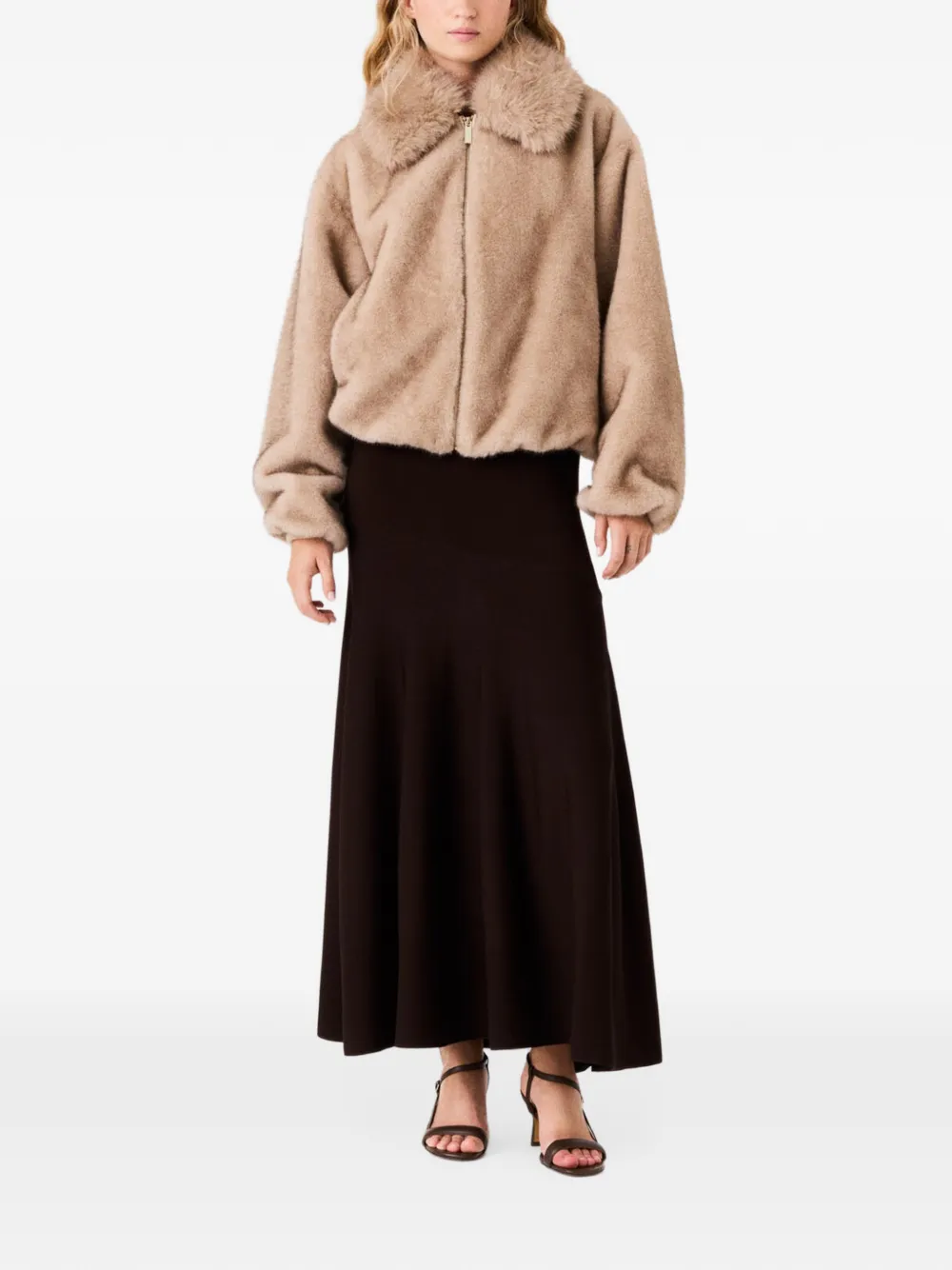 Maje Cappotto con collo a scialle - Toni neutri
