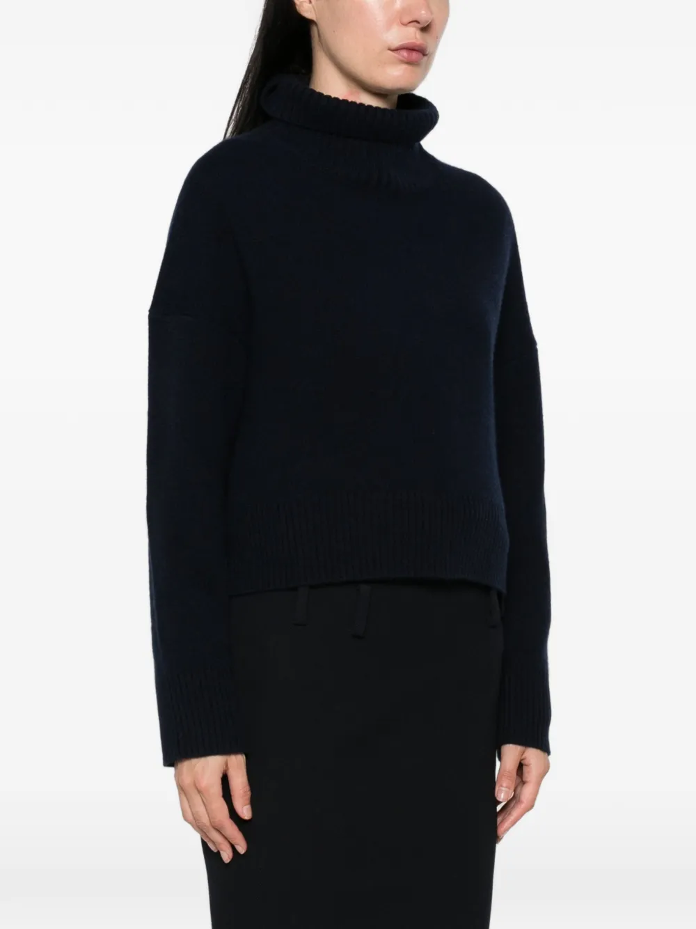 Maje Gebreide coltrui Blauw