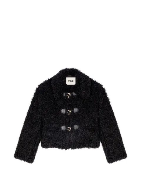 Maje curly faux fur jacket