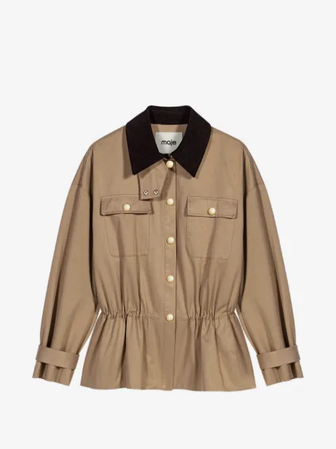 Maje coat with removable lining
