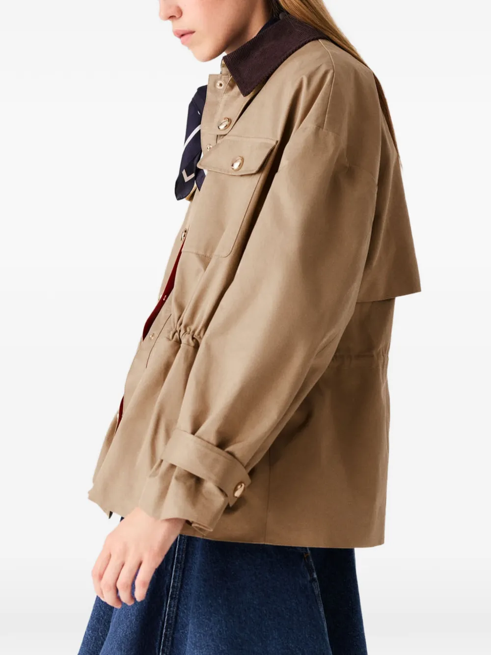 Maje Jas met afneembare voering Beige