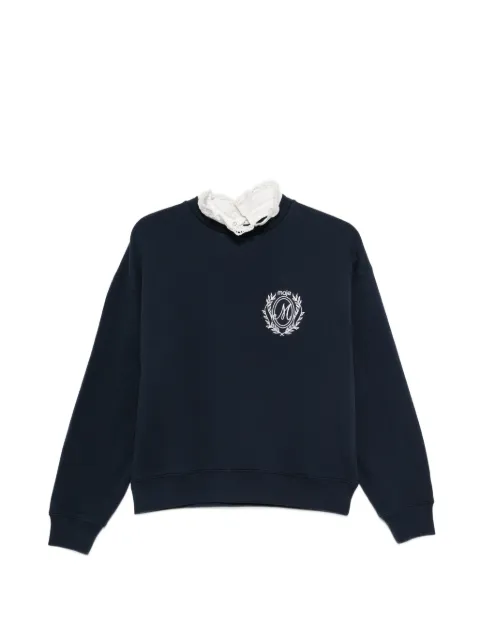 Maje logo-embroidered sweatshirt