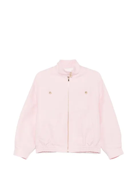 Maje funnel-neck zip-up jacket