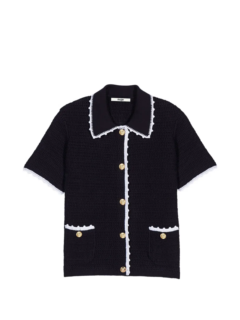 Maje short-sleeve shirt - Blu