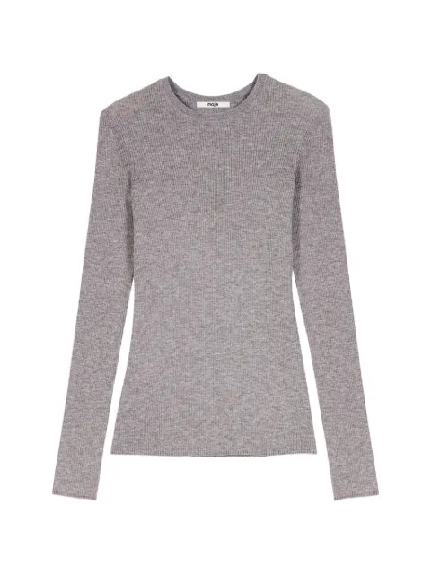 Maje ribbed-knit T-shirt