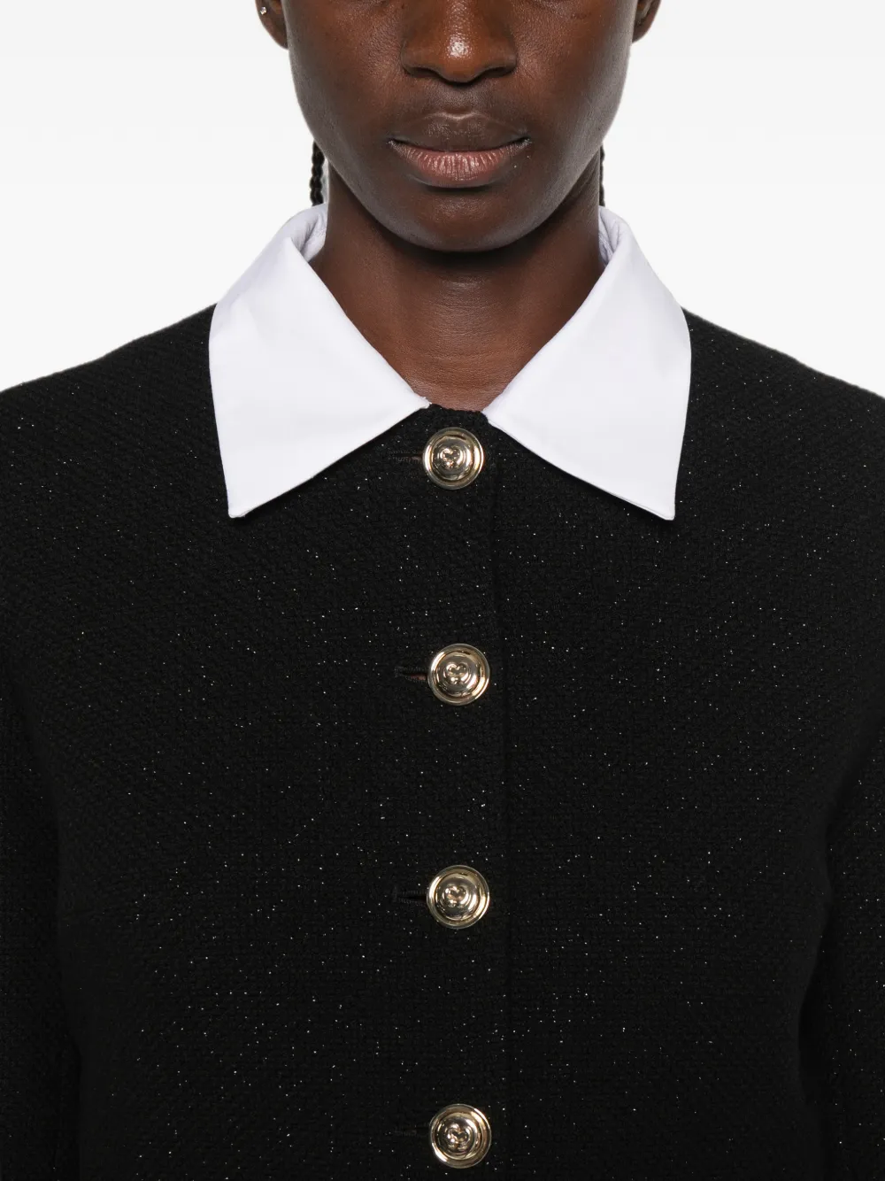 Maje Cropped jack Zwart