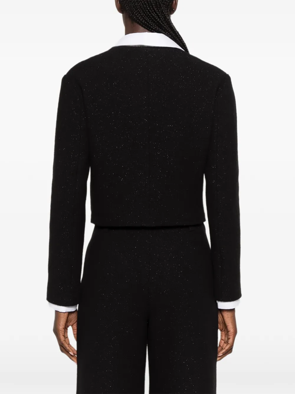 Maje Cropped jack Zwart