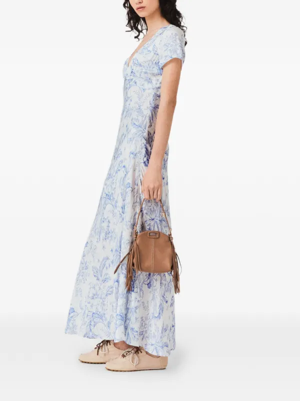tiered denim maxi dress Denim Tiered Maxi Dress