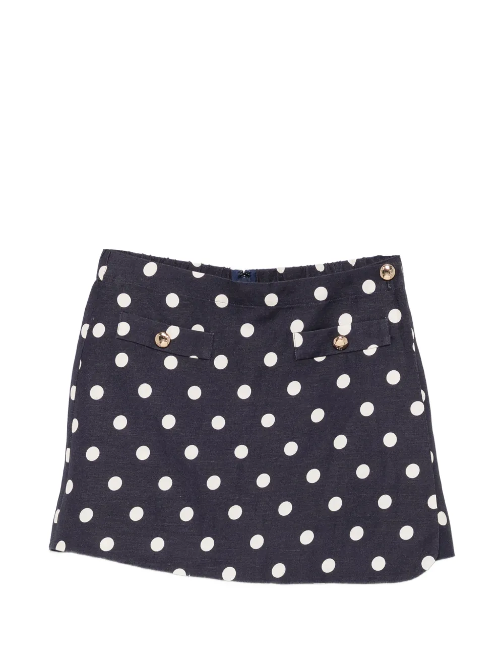 Maje polka-dot skorts - Blu