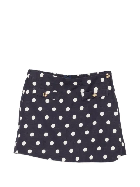 Maje skorts con motivo de lunares