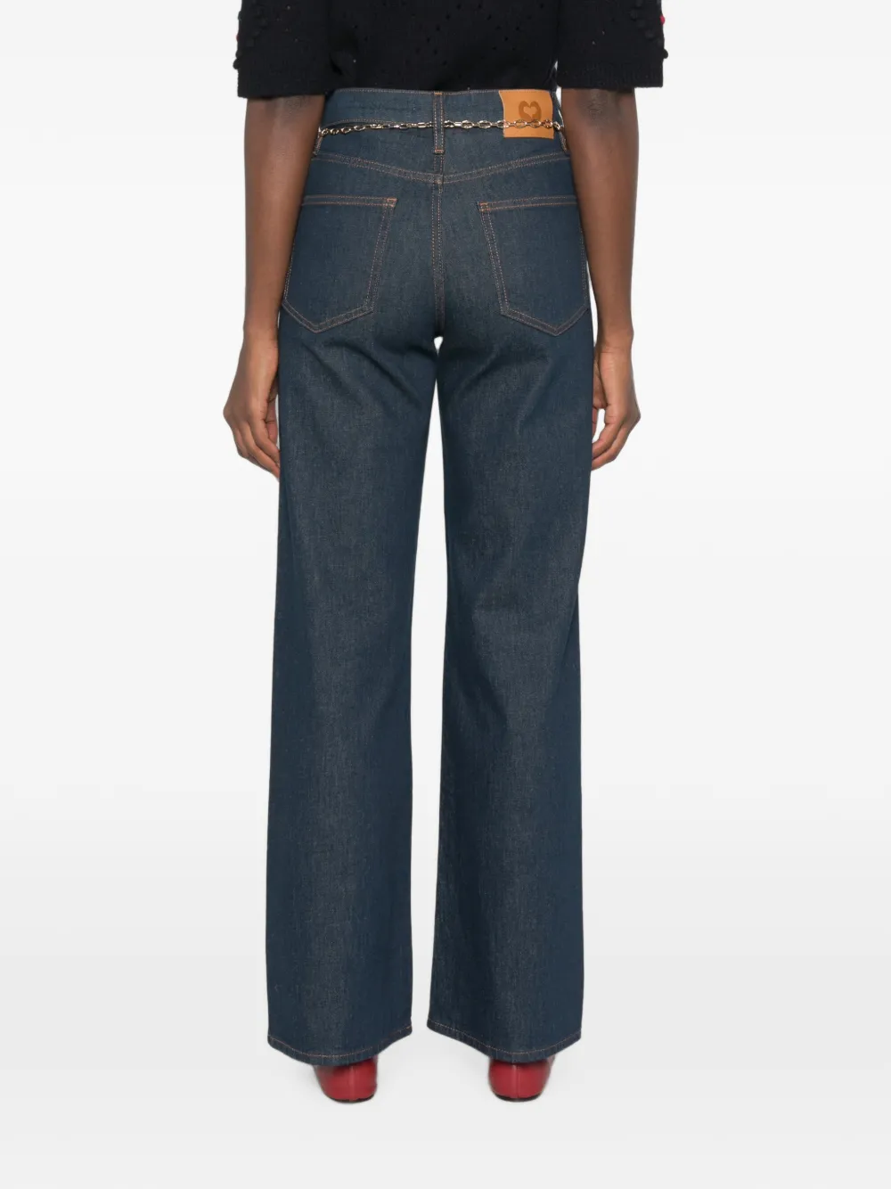 Maje Straight jeans Blauw