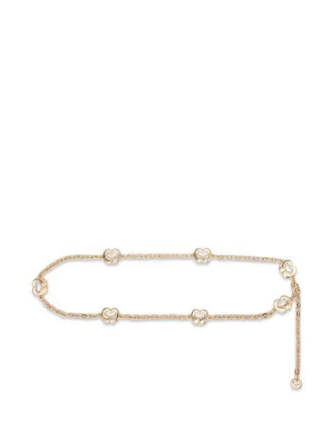 Maje chain belt with logo details