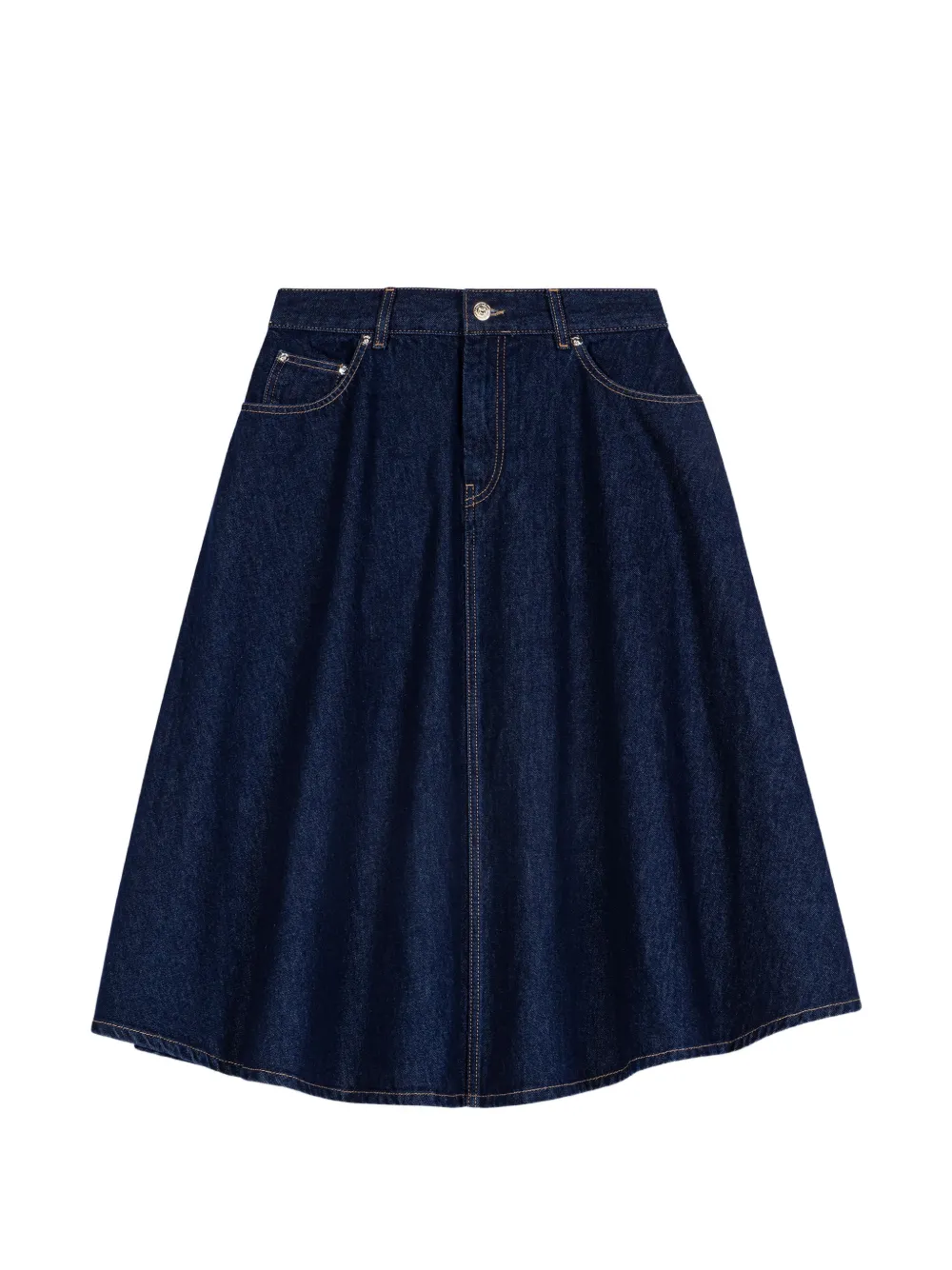 Maje Gonna midi svasata - Blu