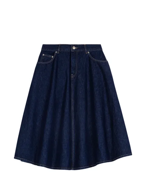 Maje A-line midi skirt