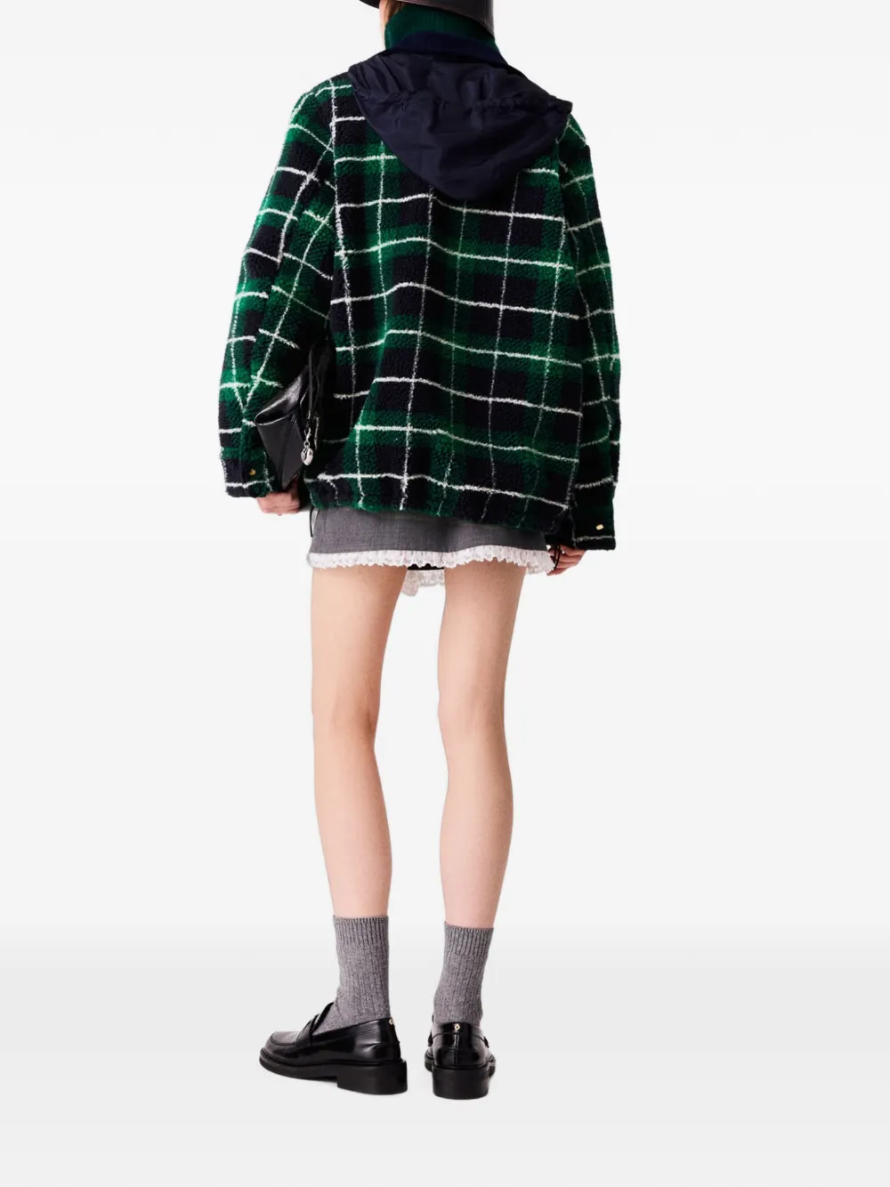 Maje Omkeerbare parka Blauw