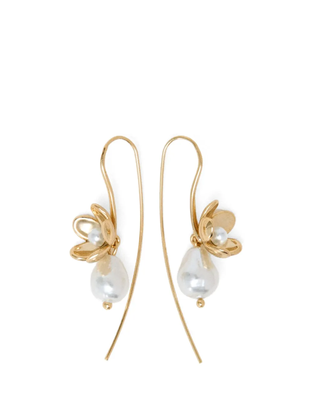Maje fine flower earrings - Oro