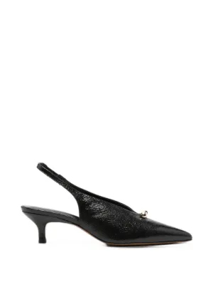 Miu Miu バックル スリングパンプス | ブラック | FARFETCH JP